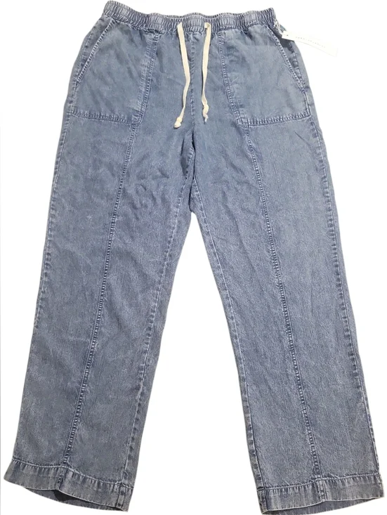 Jane And Delancey High-Rise Lyocell Denim Chambray Wide-leg Pants Size XL NWT - Picture 2 of 13
